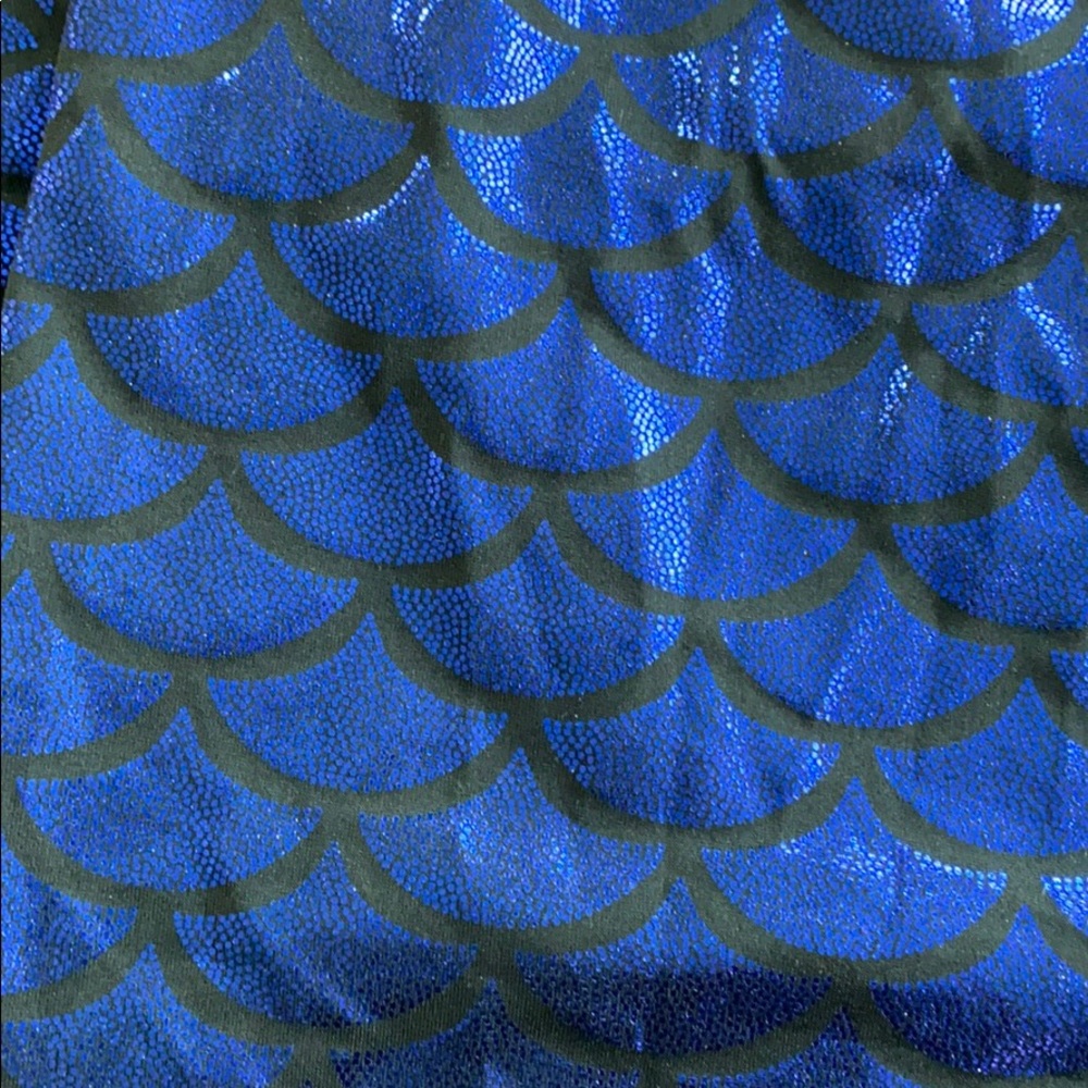 Blue mermaid leggings - Picture 2 of 3